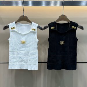 High Quality 1:1 Chanel Gold Vest