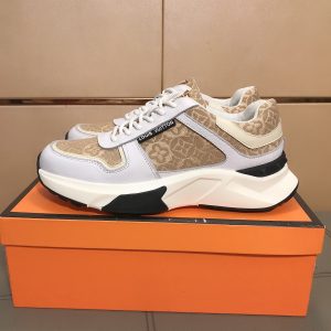 Luxury 1:1 Louis Vuitton Cowhide Casual Shoes