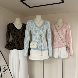 Aaa Fendi Jacquard Long Sleeves