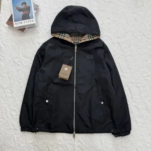 Luxury AAA Burberry Outerwear Red Polyester Fiber Mature And Sophisticated