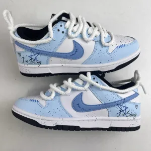 Designer Luxury Nike Sneakers Blue Lace