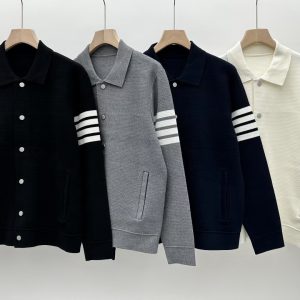 Designer High Quality Thom Browne Jacquard Outerwear