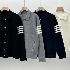 Designer High Quality Thom Browne Jacquard Outerwear