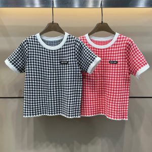 Luxury Miu Miu Short Sleeves