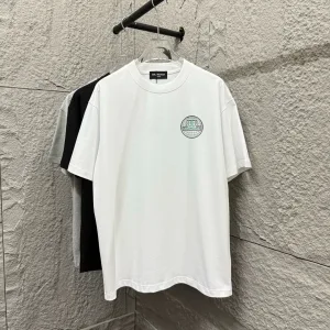 Luxury Reps Earth Short-Sleeved T-Shirt Green Cotton Spring Summer Embroidery