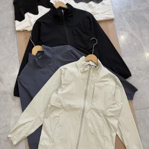 Super Clone Lululemon Coat Red Urban Commuting Sophistication Spring Wrinkled Fabric Zippered Pocket