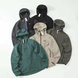Reps Patagonia Outerwear Red Mesh Outdoor Windproof Color Blocking
