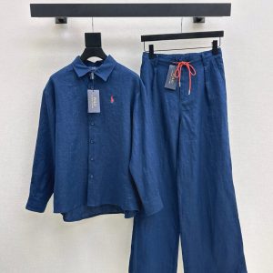 Aaa Ralph Lauren Cotton Long-Sleeved Shirts