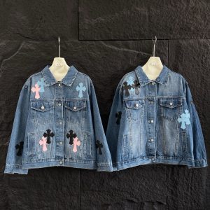 Designer Chrome Hearts Denim Outerwear