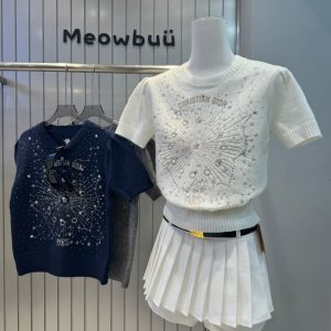 High Quality Dior Stone Short Sleeves