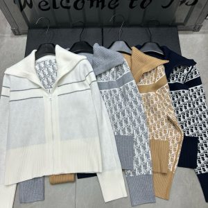 High Quality Dior Jacquard Outerwear