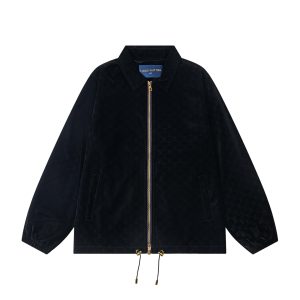 Luxury Louis Vuitton Leather Long-Sleeved