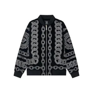 Luxury Versace Velvet Jacket For Fall