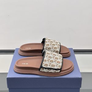 Luxury Designer Dior Cowhide Sandals