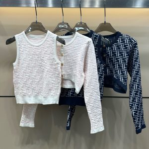 High Quality Aaa Fendi Jacquard Cardigan