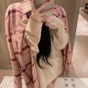 Luxury Chrome Hearts Plaid Shirt