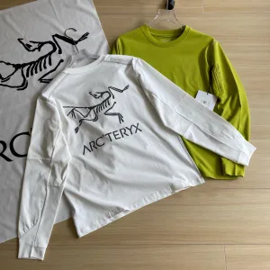 AAA Archaeopteryx Long-Sleeved T-Shirt Green Cotton Spring Summer Autumn