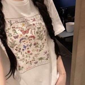 High Quality Aaa Dior Stone Short-Sleeved T-Shirt