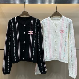 Designer Aaa Celine Long-Sleeved Cardigan