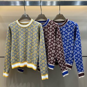 Designer 1:1 Louis Vuitton Jacquard Long-Sleeved