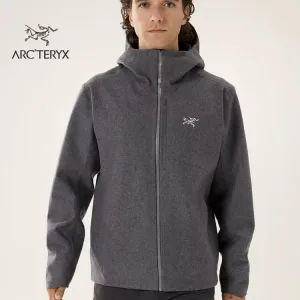 Designer Reps Archaeopteryx Coat Red Wool Polyester Woven Fabric Seam Embroidery