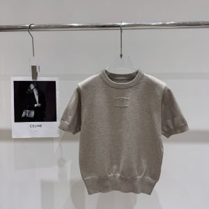 High Quality Aaa Celine Jacquard Short Sleeves
