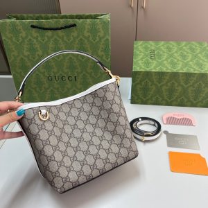 Luxury High Quality Gucci Cotton Bucket Bag
