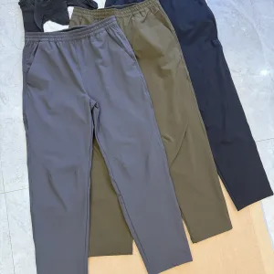 High Quality AAA Lululemon Trousers Green Lace Quick-Drying Autumn