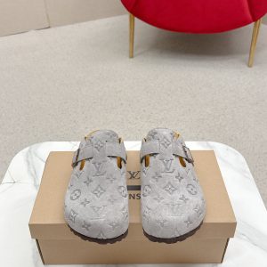 High Quality Aaa Louis Vuitton Denim Slippers For Autumn