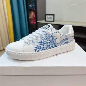 Designer Versace Cowhide Casual Shoes