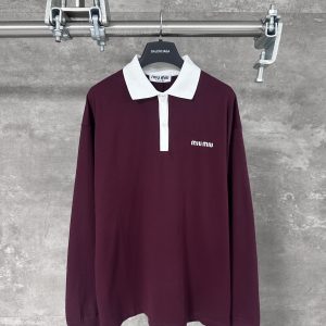 High Quality Designer Miu Miu Abs Long-Sleeved T-Shirt