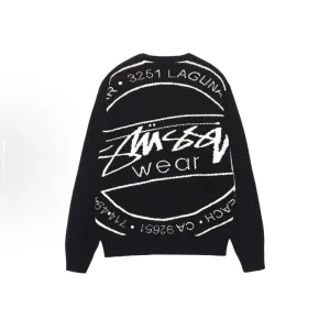 Luxury High Quality Stussy Sweater Red