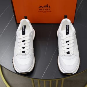 Designer Hermès Calfskin Sneakers