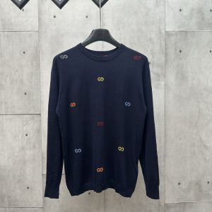 Luxury Designer Gucci Cashmere Wool Sweater