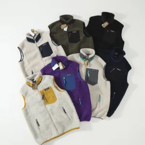 Designer Luxury Patagonia Jacket Yellow Wool Lambswool Fleece Autumn Winter And