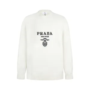 Designer Prada Sweater Red Wool