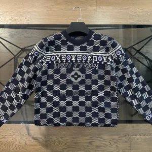 Super Clone Luxury Louis Vuitton Sweater Red Wool Blend Autumn Winter