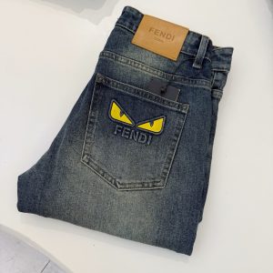 Luxury Aaa Fendi Cotton Jeans For Fall