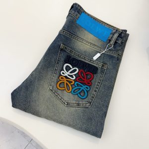 Luxury High Quality Loewe Abs Jeans For Autumn