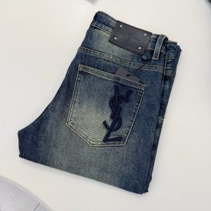 High Quality Saint Laurent Cotton Jeans For Fall