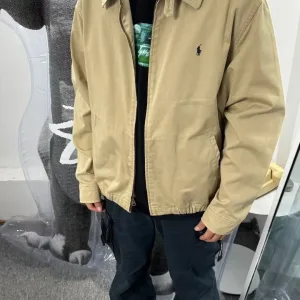 Designer High Quality Ralph Lauren Coat Red Cotton Pure Exquisite Workmanship Streetwear Embroidery