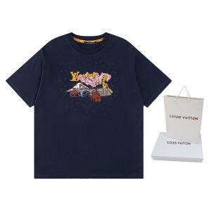 Aaa High Quality Louis Vuitton Cotton Short-Sleeved Shirts For Summer
