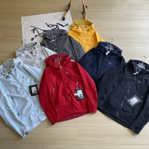 Reps Super Clone Archaeopteryx Jacket Red Fleece Sturdy And Durable Spring Autumn