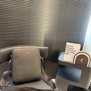 Luxury High Quality Montblanc Genuine Leather Camera Bag