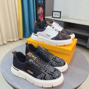 High Quality Fendi Calfskin Sneakers For Autumn