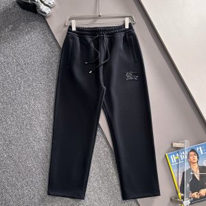 1:1 Burberry Cotton Trousers For Fall