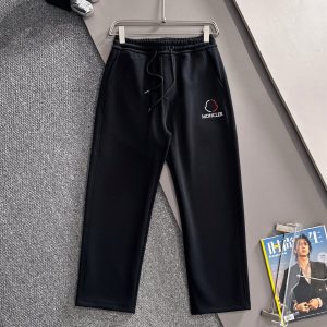 Designer Moncler Cotton Trousers For Autumn