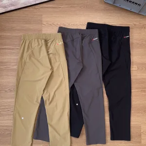 Luxury Lululemon Trousers Black Quick-Drying Exquisite Workmanship Lightweight And Breathable