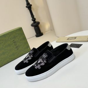 Designer Luxury Gucci Cowhide Loafers For Spring