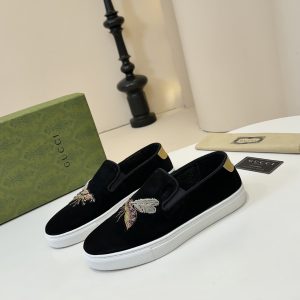 Designer Gucci Leather Loafers